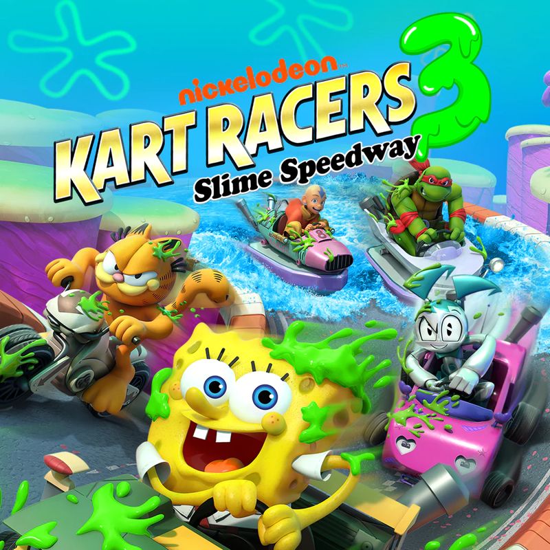 Nickelodeon Kart Racers 3: Slime Speedway box art for Playstation 4